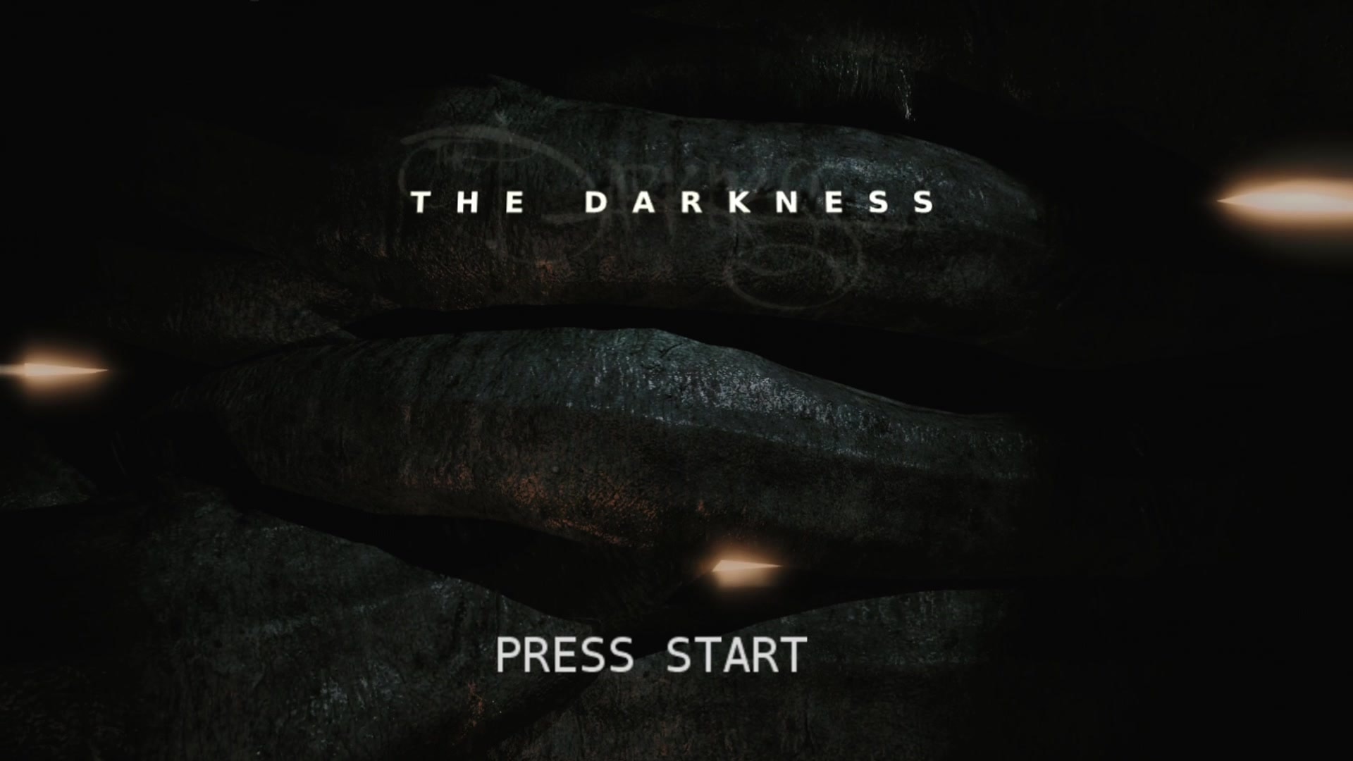 Dark title screen for Xbox 360